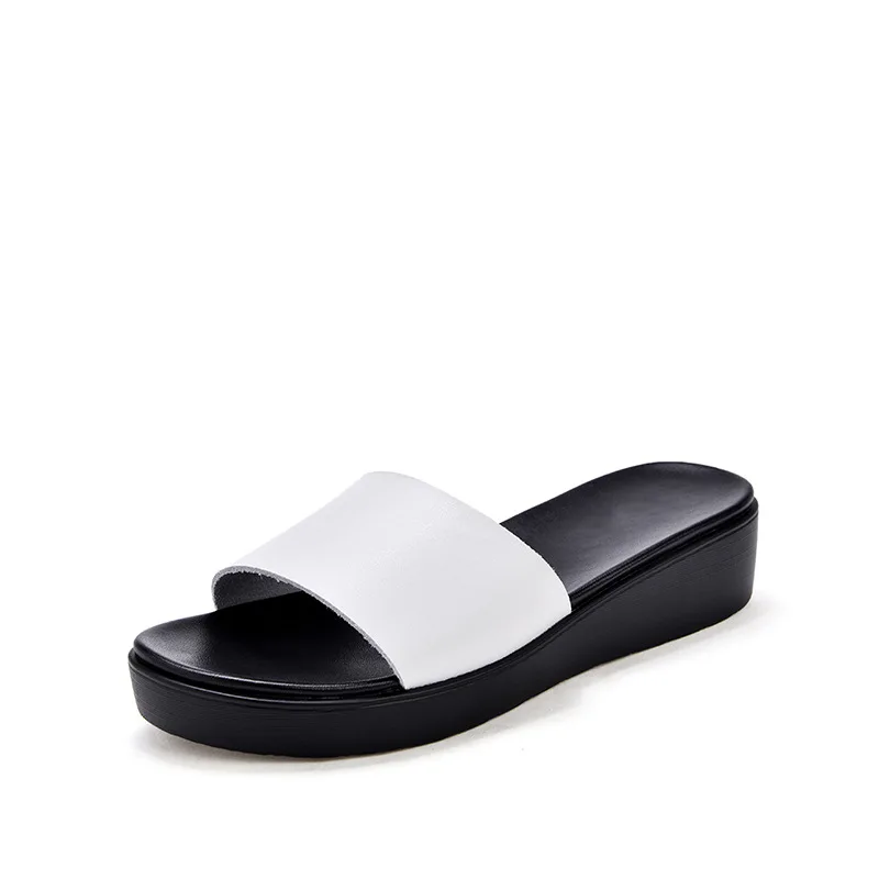 New Style Summer Outer Wear Flat Genuine Leather Platform Slipper Women's Fashion Korean-style Anti-slip Thick Bottomed Students
New Style Summer Outer Wear Flat Genuine Leather Platform Slipper Women's Fashion Korean-style Anti-slip Thick Bottomed Students