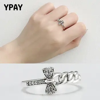 YPAY Real 925 Sterling Silver Butterfly Rings for Women Thai Silver Zircon Open Adjustable Finger Ring Fine Jewelry Gift YMR099
YPAY Real 925 Sterling Silver Butterfly Rings for Women Thai Silver Zircon Open Adjustable Finger Ring Fine Jewelry Gift YMR099