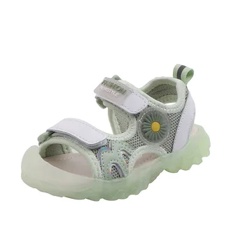 Korean Children's Princess Air Mesh Beach Sandals Summer Boys Girls Daisy Flower Soft Beach Shoes Kids Floral Net Fabric Flats 
Korean Children's Princess Air Mesh Beach Sandals Summer Boys Girls Daisy Flower Soft Beach Shoes Kids Floral Net Fabric Flats