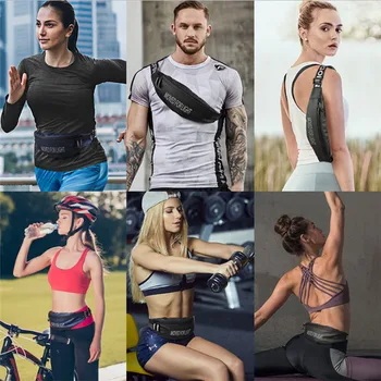 Running Belt Waist Bags Casual Sport Fanny Pack with Reflective Print for Fitness Hiking Cycling 
Running Belt Waist Bags Casual Sport Fanny Pack with Reflective Print for Fitness Hiking Cycling