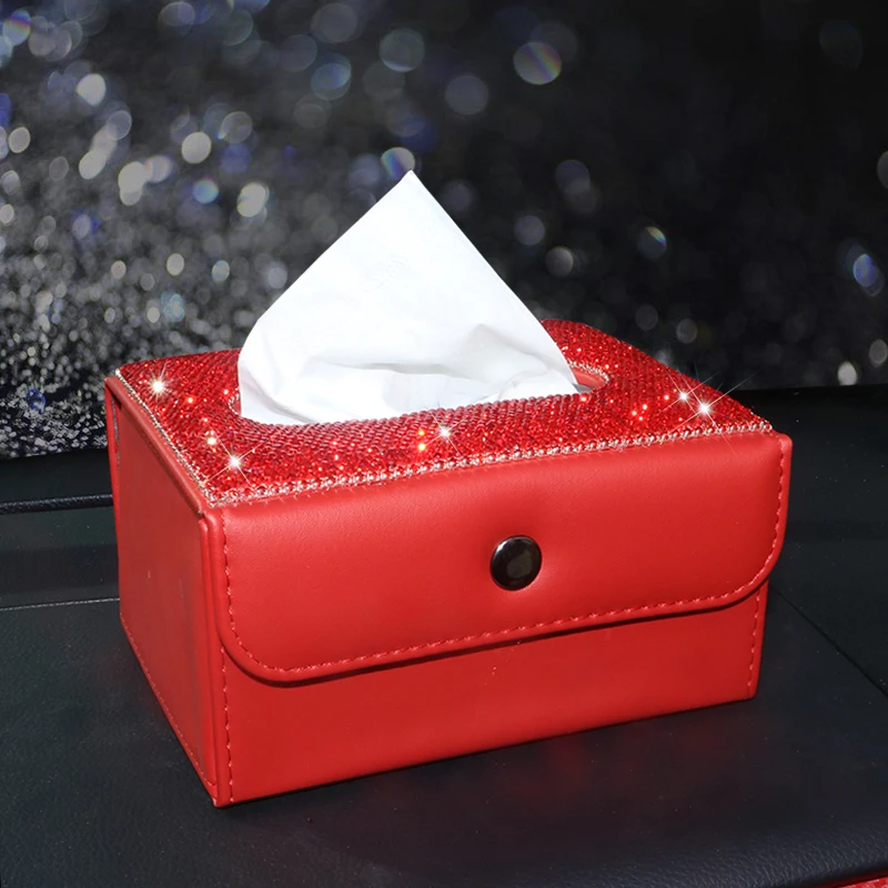 Personalized Car Styling Diamond Tissue Box Easy Removable PU Leather Tissue Box
Personalized Car Styling Diamond Tissue Box Easy Removable PU Leather Tissue Box