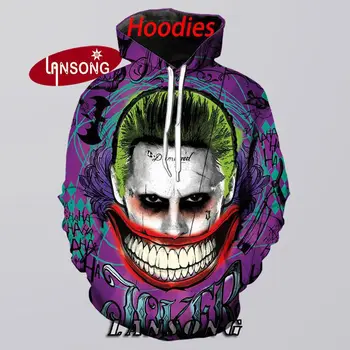 Hoodies 3d Print Hip Hop Streetwears Suicide Squad Joker Suit Men Harajuku Sweashirts/pants jacket men short homme clothes men
Hoodies 3d Print Hip Hop Streetwears Suicide Squad Joker Suit Men Harajuku Sweashirts/pants jacket men short homme clothes men