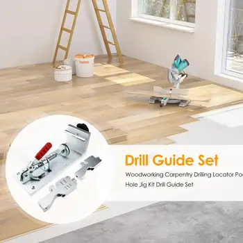 Woodworking Holes Puncher Drilling Fixture Hole Jig Kit Locator Drill Guide Set Aluminum Bevel Hole Drilling Locator
Woodworking Holes Puncher Drilling Fixture Hole Jig Kit Locator Drill Guide Set Aluminum Bevel Hole Drilling Locator