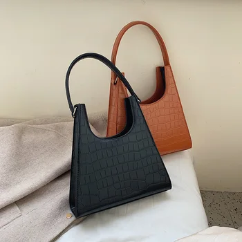 Women's Bag 2020 New PU Leather Retro Tote Bag Women's Bag Stone Pattern Handbag Fashion Popular Shoulder Messenger Bag 
Women's Bag 2020 New PU Leather Retro Tote Bag Women's Bag Stone Pattern Handbag Fashion Popular Shoulder Messenger Bag