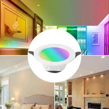 Dimmable LED Downlight WiFi 2.4GHz Intelligent Voice Control With Situational Mode Home Indoor Round Ceiling Recessed Lamp
Dimmable LED Downlight WiFi 2.4GHz Intelligent Voice Control With Situational Mode Home Indoor Round Ceiling Recessed Lamp