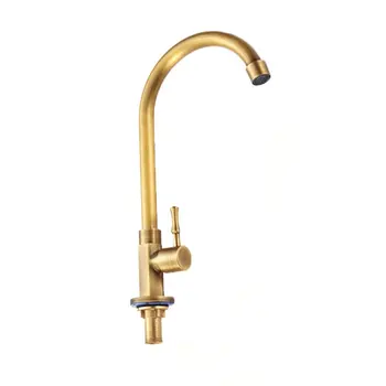 Cold Kitchen Sink Faucet Antique Bronze Finished 360 Degree Rotation Single Hole Water Tap Cooper Kitchen Tap
Cold Kitchen Sink Faucet Antique Bronze Finished 360 Degree Rotation Single Hole Water Tap Cooper Kitchen Tap
