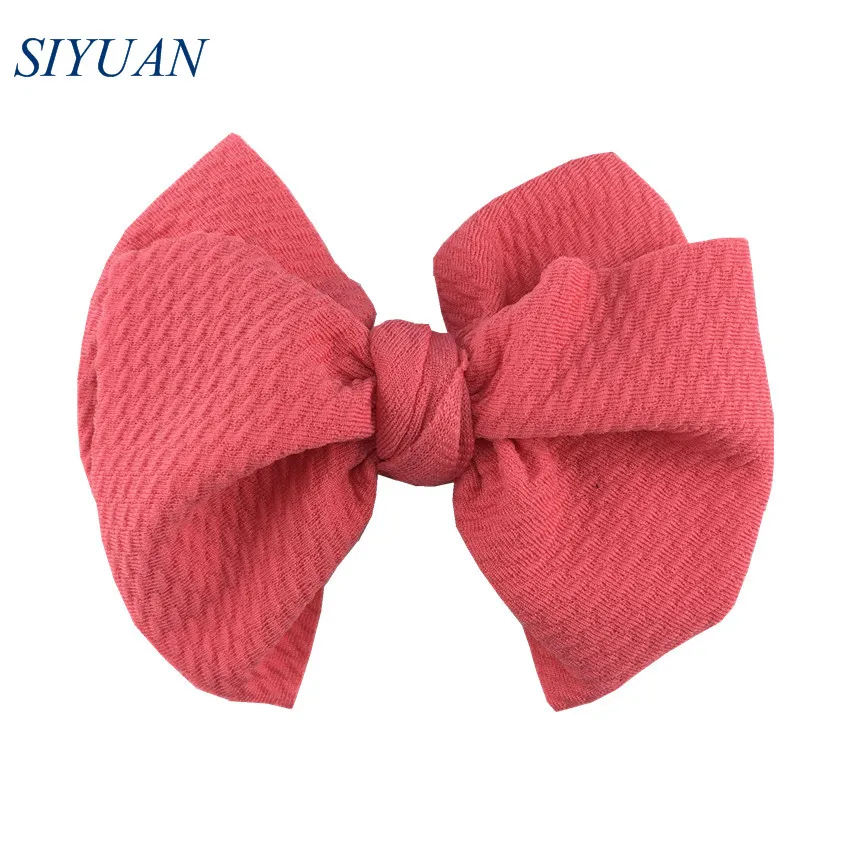 5pcs/lot 4.5'' Solid Seersucker Waffle Bow Knot with Clip Kids Hair Accessories for Headband Hairpin HDJ157
5pcs/lot 4.5'' Solid Seersucker Waffle Bow Knot with Clip Kids Hair Accessories for Headband Hairpin HDJ157