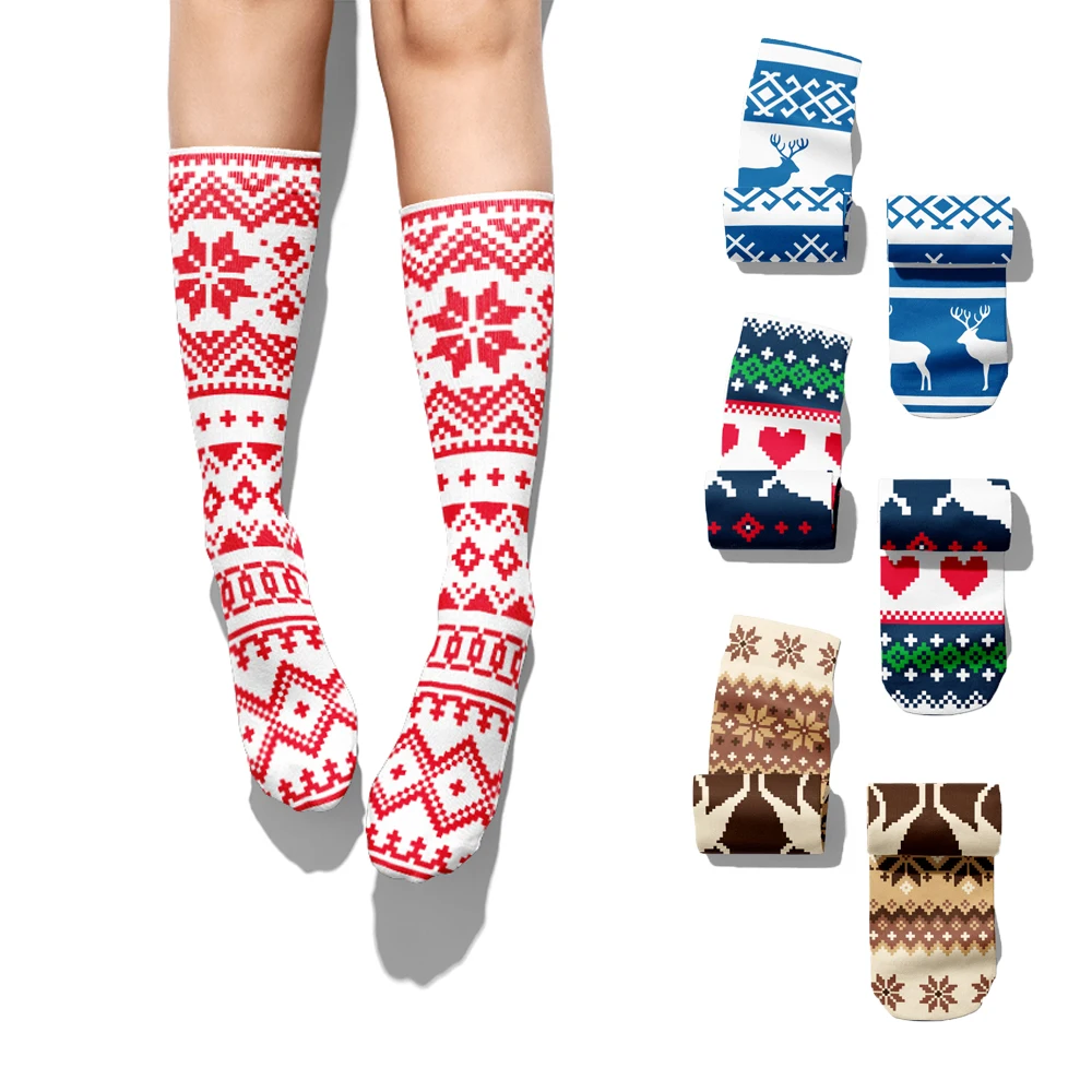 Happy Christmas Long Socks New Year Gifts for Children Winter Unisex Cute Compression Socks Fashion Funny Soft Cotton Socks
Happy Christmas Long Socks New Year Gifts for Children Winter Unisex Cute Compression Socks Fashion Funny Soft Cotton Socks