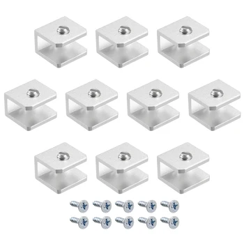 uxcell Glass Shelf Brackets - Adjustable Aluminum Alloy Glass Clamp Clip Holder Rectangle for 5-8mm Thickness , 10Pcs
uxcell Glass Shelf Brackets - Adjustable Aluminum Alloy Glass Clamp Clip Holder Rectangle for 5-8mm Thickness , 10Pcs