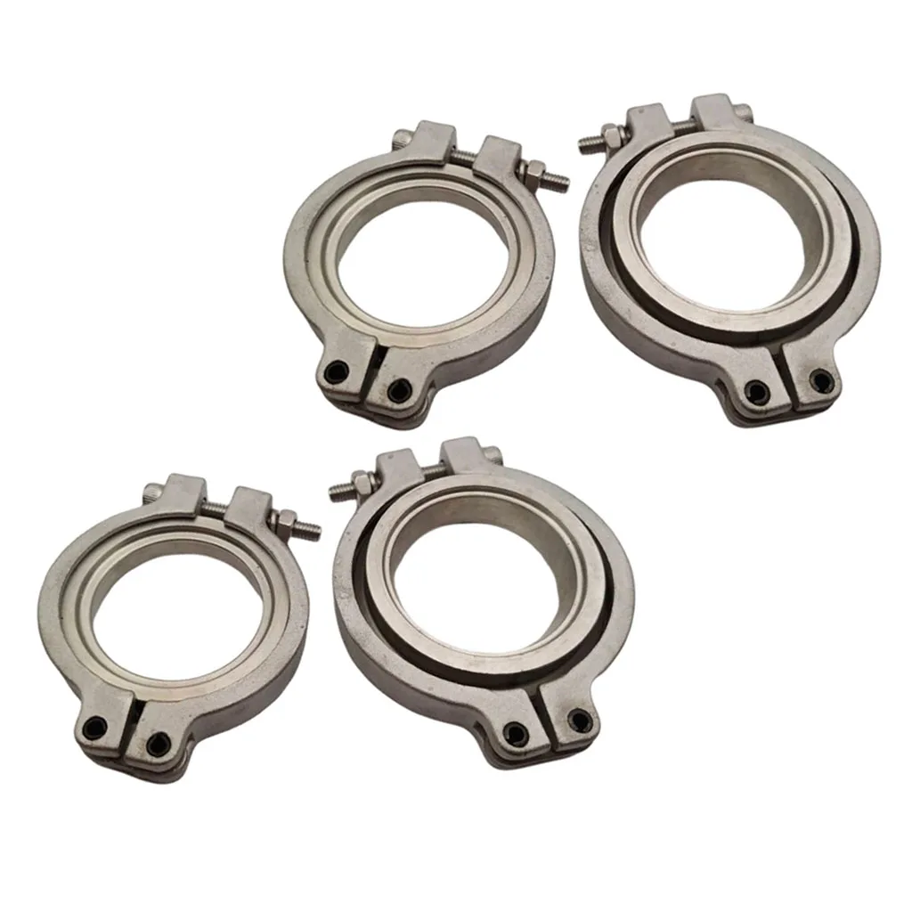 4x Universal For TiAL 44mm Wastegate V-Band Clamp Set Kit with Screws Nuts&Seal 4x Universal For TiAL 44mm Wastegate V-Band Clamp Set Kit with Screws Nuts&Seal