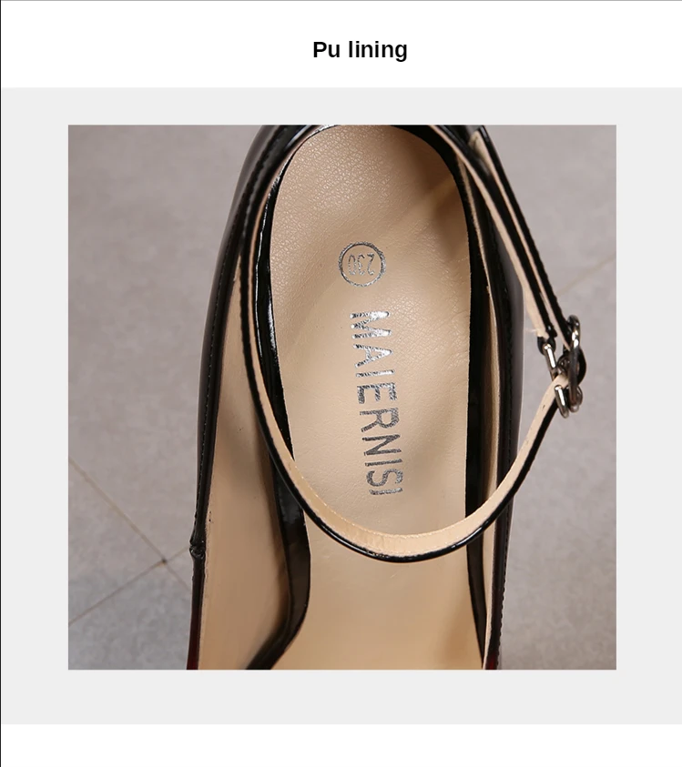 Leopard Leather Extreme High Heels 16cm Female Shoes Ankle Strap Sexy Model Small Heel Women Shoes Pumps Big Size 35-46 Leopard Leather Extreme High Heels 16cm Female Shoes Ankle Strap Sexy Model Small Heel Women Shoes Pumps Big Size 35-46