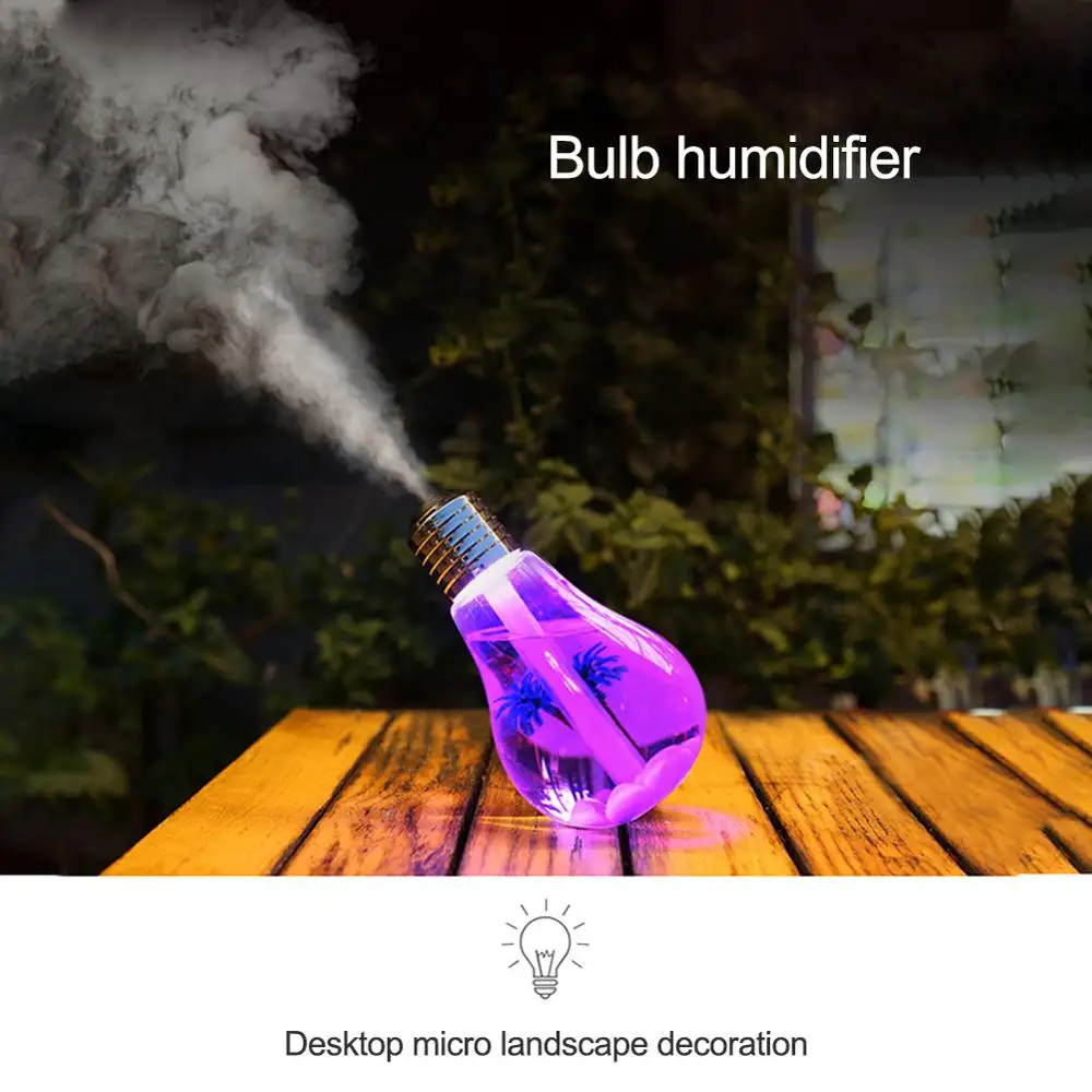 LED Colorful Bulb Humidifier Creative USB Light Air Humidifier Purifier Bedroom Bulb Shape Air Dampener LED LIGHT Accessories
LED Colorful Bulb Humidifier Creative USB Light Air Humidifier Purifier Bedroom Bulb Shape Air Dampener LED LIGHT Accessories