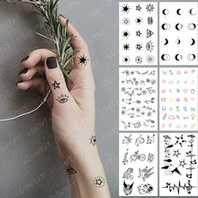 Waterproof Temporary Tattoo Sticker Small Star Sky Flash Tatoo Cute Flower Eye Sun Shine Wrist Fake Tatto For Body Art Women Men
Waterproof Temporary Tattoo Sticker Small Star Sky Flash Tatoo Cute Flower Eye Sun Shine Wrist Fake Tatto For Body Art Women Men