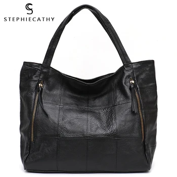 SC Women Genuine Leather Shoulder Bags Vintage Style Patchwork Ladies Real Leather Large Tote Female Vintage Casual Handbag Hobo
SC Women Genuine Leather Shoulder Bags Vintage Style Patchwork Ladies Real Leather Large Tote Female Vintage Casual Handbag Hobo