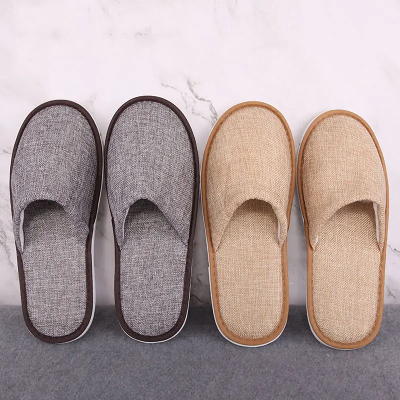New Simple Fashion Unisex Slippers Disposable Slippers Hotel Travel Slipper Cotton Linen Home Guest Indoor Men Women Slippers
New Simple Fashion Unisex Slippers Disposable Slippers Hotel Travel Slipper Cotton Linen Home Guest Indoor Men Women Slippers