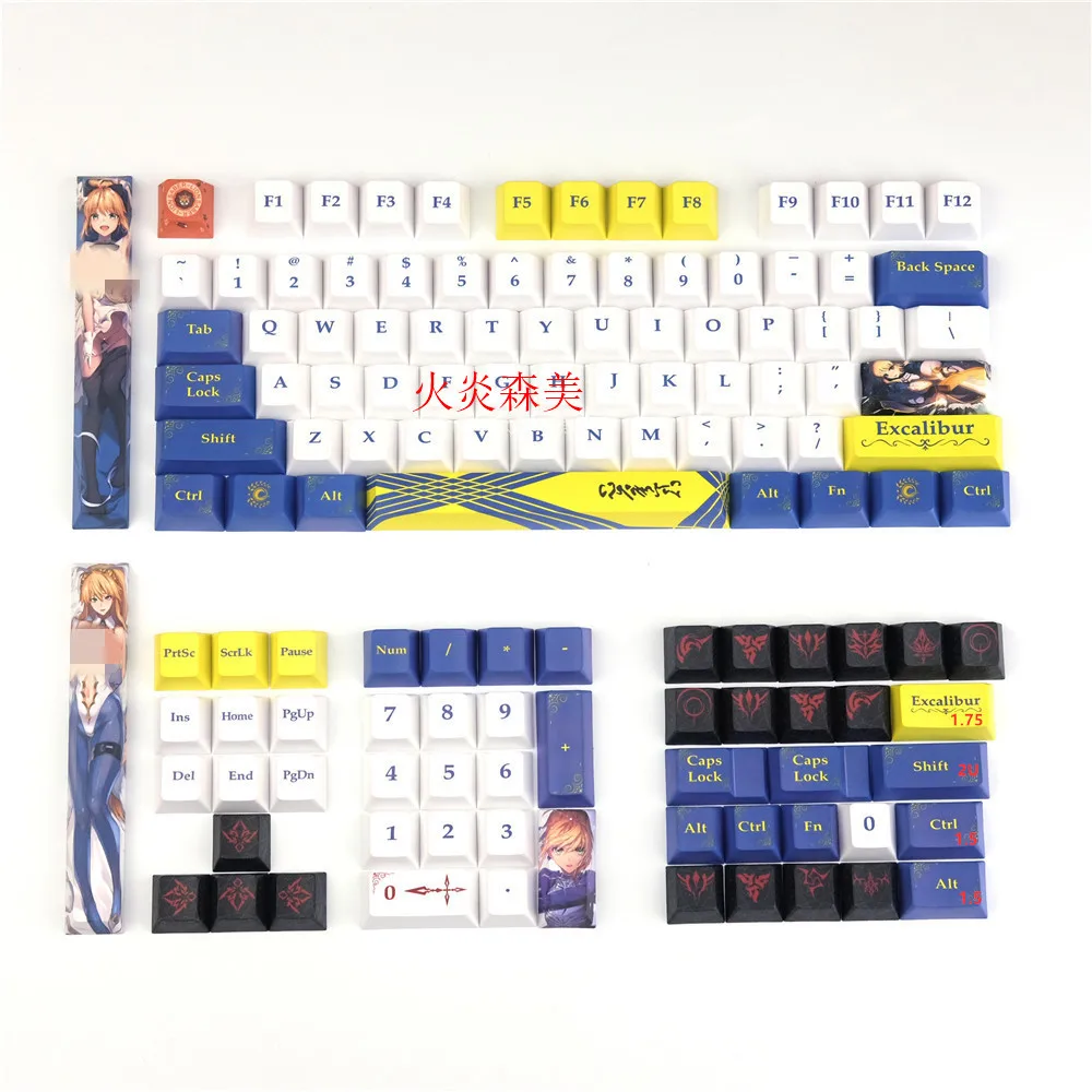 1 set PBT dye subbed key cap for mx switch mechanical keyboard Cherry profile keycaps for Altria Pendragon
1 set PBT dye subbed key cap for mx switch mechanical keyboard Cherry profile keycaps for Altria Pendragon