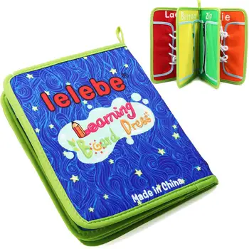 Montessori Learning Dress Board Cloth Book Zip Snap Button Buckle Lace Multifunction Child Kids Basic Skill Education Toy Gift
Montessori Learning Dress Board Cloth Book Zip Snap Button Buckle Lace Multifunction Child Kids Basic Skill Education Toy Gift