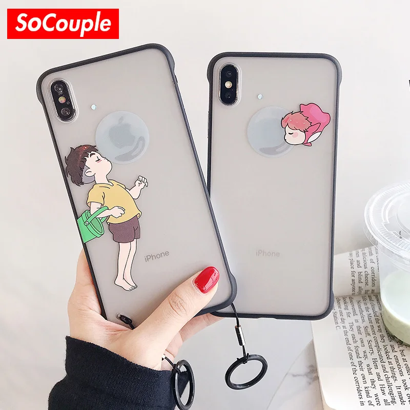 SoCouple Frameless Ring Design Scrub Phone Cases For iPhone XR XS Max 6 6S 7 8 Plus X Cartoon Matte Hard PC Solid Color Cover
SoCouple Frameless Ring Design Scrub Phone Cases For iPhone XR XS Max 6 6S 7 8 Plus X Cartoon Matte Hard PC Solid Color Cover