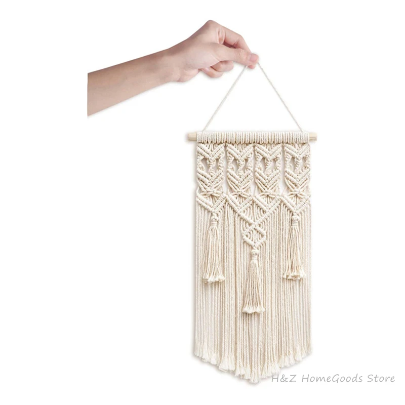 Trending Boho Macrame - Handwoven Cotton Wall Tapestry for Modern Living & Dorm Style 6 Hfe053f30649a4346bac7bd1a6c881831c