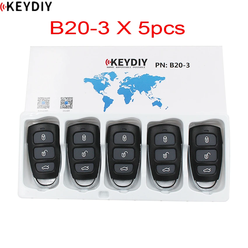 5PCS/LOT, KEYDIY Original Universal KD900K/D900+/URG200/KD-X2 Key Programmer B Series Remote Control B20-3 for Car Key
5PCS/LOT, KEYDIY Original Universal KD900K/D900+/URG200/KD-X2 Key Programmer B Series Remote Control B20-3 for Car Key