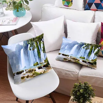 WOSTAR Natural Linen decorative pillowcases Sofa Cushion Cover 40x40cm 3d print waterfall Throw Pillow Cover for home decoration
WOSTAR Natural Linen decorative pillowcases Sofa Cushion Cover 40x40cm 3d print waterfall Throw Pillow Cover for home decoration
