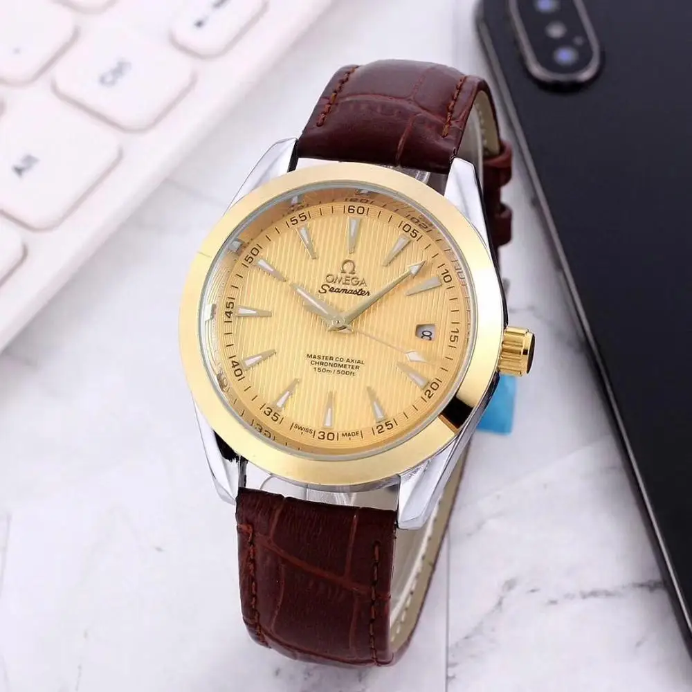 Omega- Luxury Brand Ceramic Bezel Mens and wom Mechanical Automatic Movement 007Watch Designer Watches Wrist watches 1864
Omega- Luxury Brand Ceramic Bezel Mens and wom Mechanical Automatic Movement 007Watch Designer Watches Wrist watches 1864