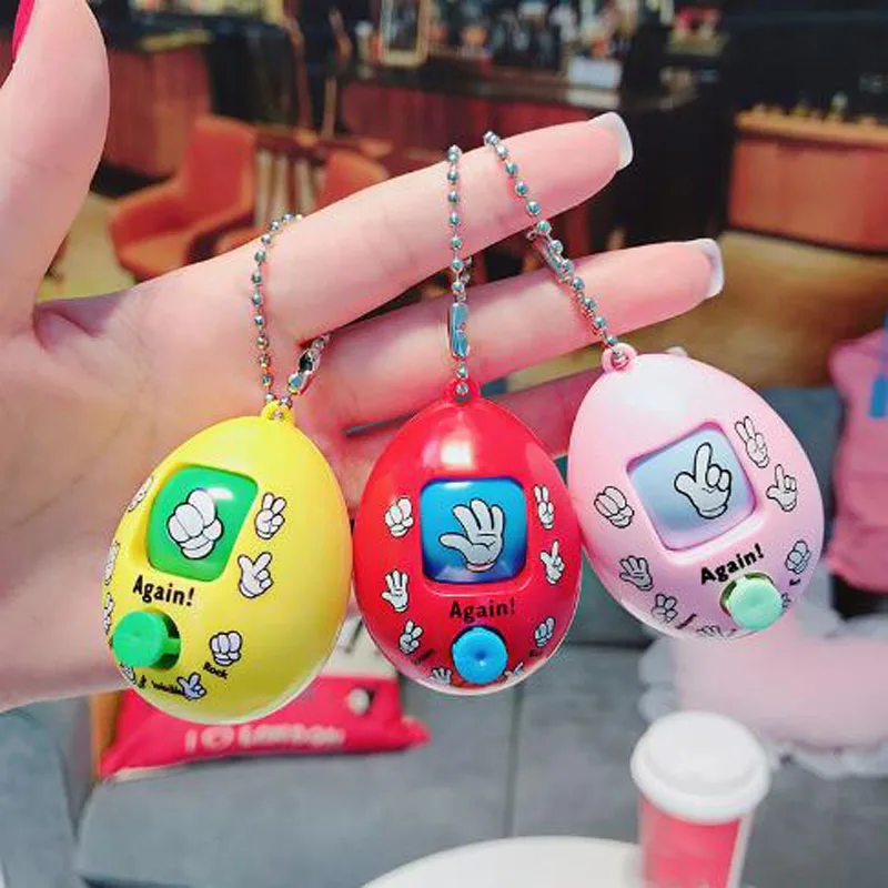 Creative Rock Paper Scissors Keychain Funny Family Games Play Toy Keyring Egg Key Chains for Car Bag Phone Pendant Holder Gift
Creative Rock Paper Scissors Keychain Funny Family Games Play Toy Keyring Egg Key Chains for Car Bag Phone Pendant Holder Gift