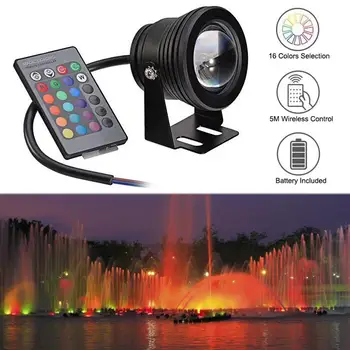 DC12V 10W Waterproof IP65 Reflector Projector Lamp Led Spotlight Outdoor RGB Flood Light With Remote Controller
DC12V 10W Waterproof IP65 Reflector Projector Lamp Led Spotlight Outdoor RGB Flood Light With Remote Controller