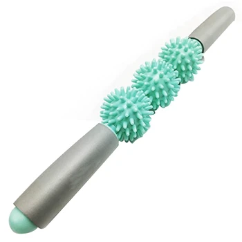 

Extra Cushion Grip Muscle Cellulite Massage Roller Ball Stick Abs - Premium Fascia Remover, Myofascial Release Massager Pliable