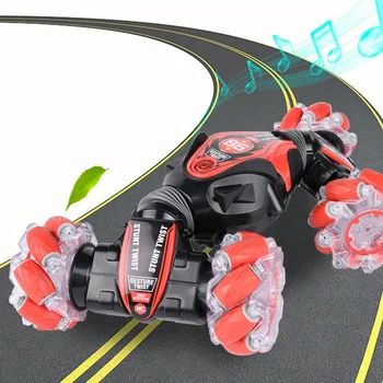 RC Stunt Car 4WD Watch Gesture Sensor Control Deformable Electric Car All-Terrain Car with LED Light Music for Kids YA88
RC Stunt Car 4WD Watch Gesture Sensor Control Deformable Electric Car All-Terrain Car with LED Light Music for Kids YA88