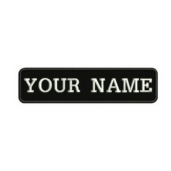 Embroidery Custom Name Text Patch Stripes badge Iron On Or Sew On Or Velcro Backing Patches For Clothes Backpack Hat BR-02
Embroidery Custom Name Text Patch Stripes badge Iron On Or Sew On Or Velcro Backing Patches For Clothes Backpack Hat BR-02