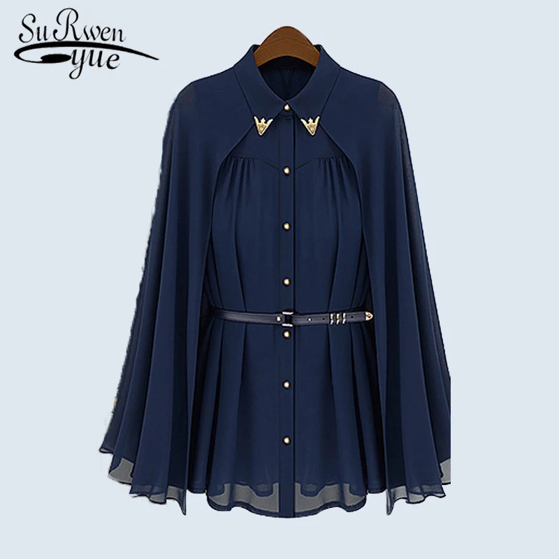 2019 Fashion Blusas Leisure Women shirts Shawl Cape-Style Chiffon Blouse Sun Protection Clothing Blusas Femininas 980C 20
2019 Fashion Blusas Leisure Women shirts Shawl Cape-Style Chiffon Blouse Sun Protection Clothing Blusas Femininas 980C 20