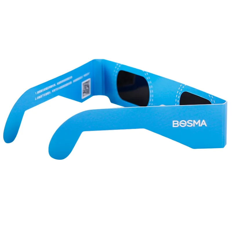 Certified Safe 3D Paper Solar Glasses Sun Protection Filter Eclipse Viewing Glasses Newest Design