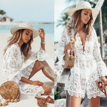 Women Swimwear Beachwear Bikini Beach Wear Cover Up Kaftan Sarong Shirt Dress
Women Swimwear Beachwear Bikini Beach Wear Cover Up Kaftan Sarong Shirt Dress