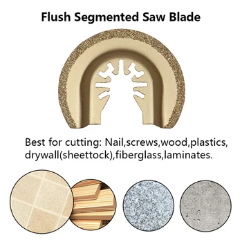 2Pcs 64mm Quick Release Oscillating Saw Blade Half Circle Diamond Renovator House Grinding Blades For Multi Tool
2Pcs 64mm Quick Release Oscillating Saw Blade Half Circle Diamond Renovator House Grinding Blades For Multi Tool