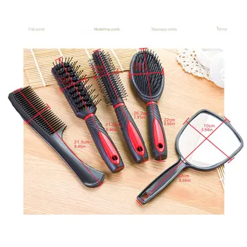 Salon Train Case Box Clippers Brush Combs Holder Mirror Comb 5 Piece Set Anti-static Home Hair Comb 5 Piece Set
Salon Train Case Box Clippers Brush Combs Holder Mirror Comb 5 Piece Set Anti-static Home Hair Comb 5 Piece Set