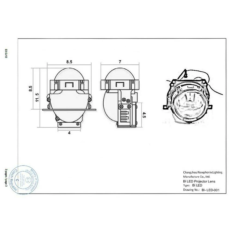 bi led lens