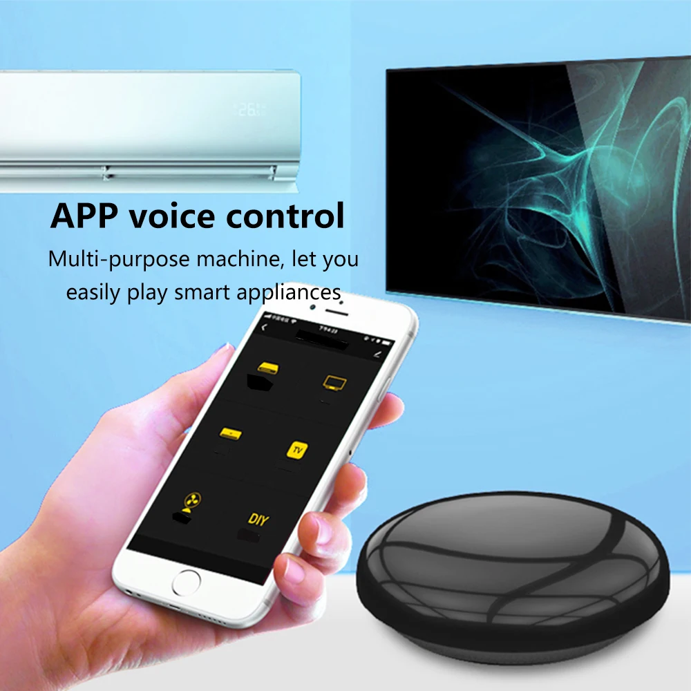 Learning Remote Control Wifi-IR Tuya Smart Life Mini Voice Alexa Control 10,000 Products Furlife Phone APP 14m TV Remote Control
Learning Remote Control Wifi-IR Tuya Smart Life Mini Voice Alexa Control 10,000 Products Furlife Phone APP 14m TV Remote Control