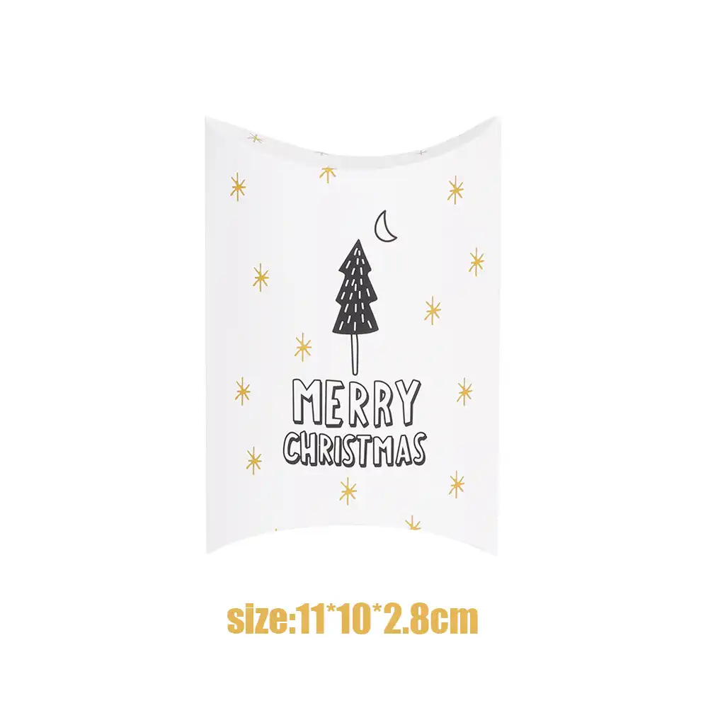 gift box pillow shape xmas tree elk christmas candy box bag