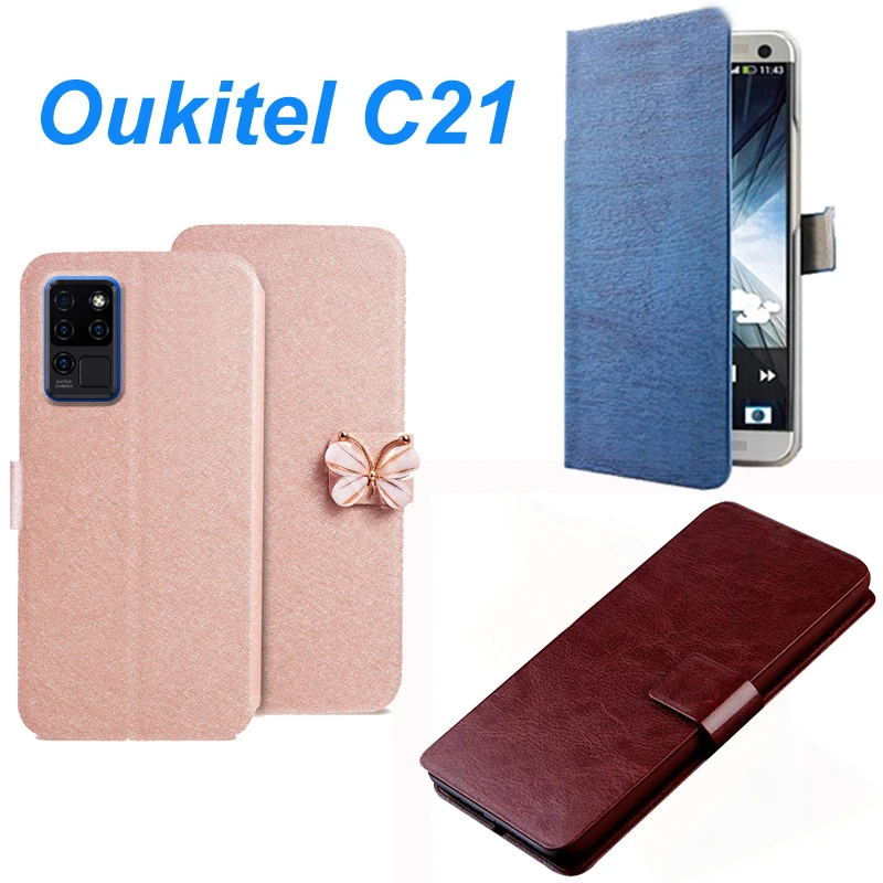 Чехол для телефона Oukitel C21 чехол из искусственной кожи Роскошный кошелек