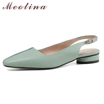 Meotina Women Shoes Real Leather Low Heel Pumps Square Toe Block Heels Slingbacks Footwear Female Summer Shoes Lady Yellow Beige
Meotina Women Shoes Real Leather Low Heel Pumps Square Toe Block Heels Slingbacks Footwear Female Summer Shoes Lady Yellow Beige