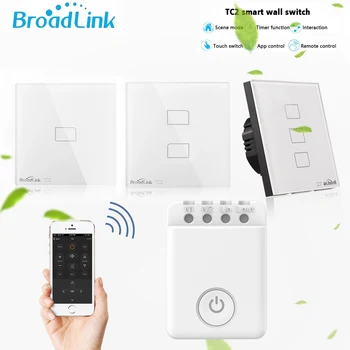 Broadlink Original TC2 MCB1 WiFi Remote Controller EU Light Switch Touch Panel Smart Home work with Alexa Google Home Via RM Pro
Broadlink Original TC2 MCB1 WiFi Remote Controller EU Light Switch Touch Panel Smart Home work with Alexa Google Home Via RM Pro