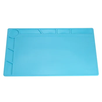 Soldering Iron Maintenance Mat Silicone Heat Insulation Electronics Disassembly BGA Soldering Repair Pad + Ruler Screw Notches
Soldering Iron Maintenance Mat Silicone Heat Insulation Electronics Disassembly BGA Soldering Repair Pad + Ruler Screw Notches