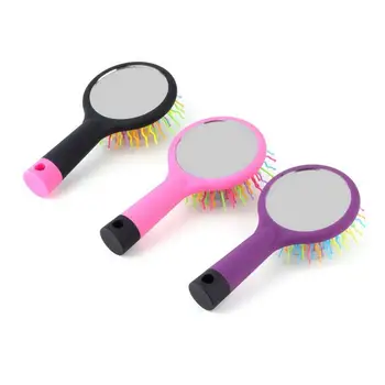 2020 Lovely Rainbow Volume Anti-static Magic Detangler Hair Curl Straight Massage Comb Brush Hair Styling Tools With Back Mirror
2020 Lovely Rainbow Volume Anti-static Magic Detangler Hair Curl Straight Massage Comb Brush Hair Styling Tools With Back Mirror