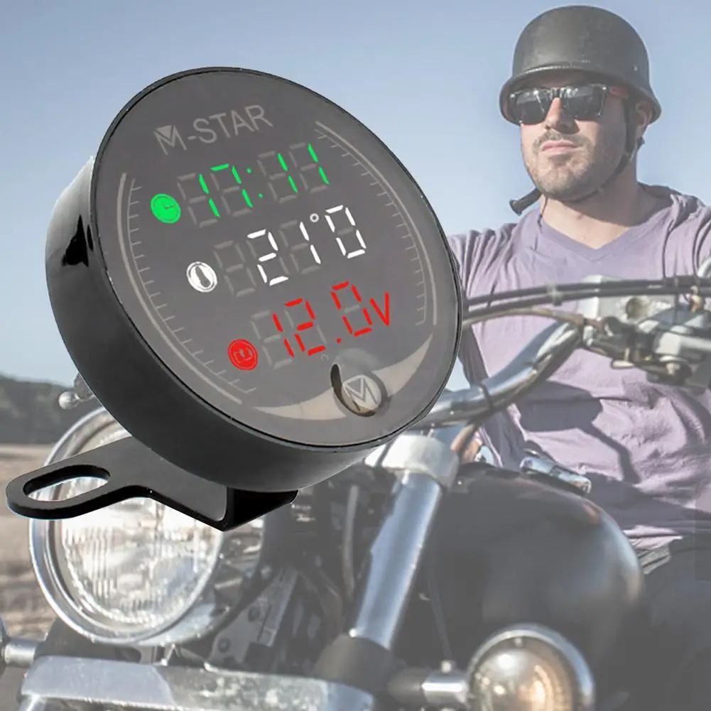 3 in 1 Waterproof Night Vision Motorcycle Voltmeter Measure Voltage LED Digital Display Voltmeter with Bracket Motorcycle Parts
3 in 1 Waterproof Night Vision Motorcycle Voltmeter Measure Voltage LED Digital Display Voltmeter with Bracket Motorcycle Parts