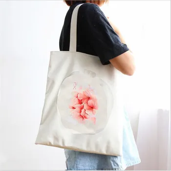 Women Print Flower Handbags Canvas Tote Student Books Storage Package Environmental Shopping Bags Simple Cute Shoulder Bags
Women Print Flower Handbags Canvas Tote Student Books Storage Package Environmental Shopping Bags Simple Cute Shoulder Bags