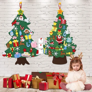 Kids DIY Felt Christmas Tree Christmas Decoration for Home Navidad 2021 New Year Gifts Christmas Ornaments Santa Claus Xmas Tree
Kids DIY Felt Christmas Tree Christmas Decoration for Home Navidad 2021 New Year Gifts Christmas Ornaments Santa Claus Xmas Tree