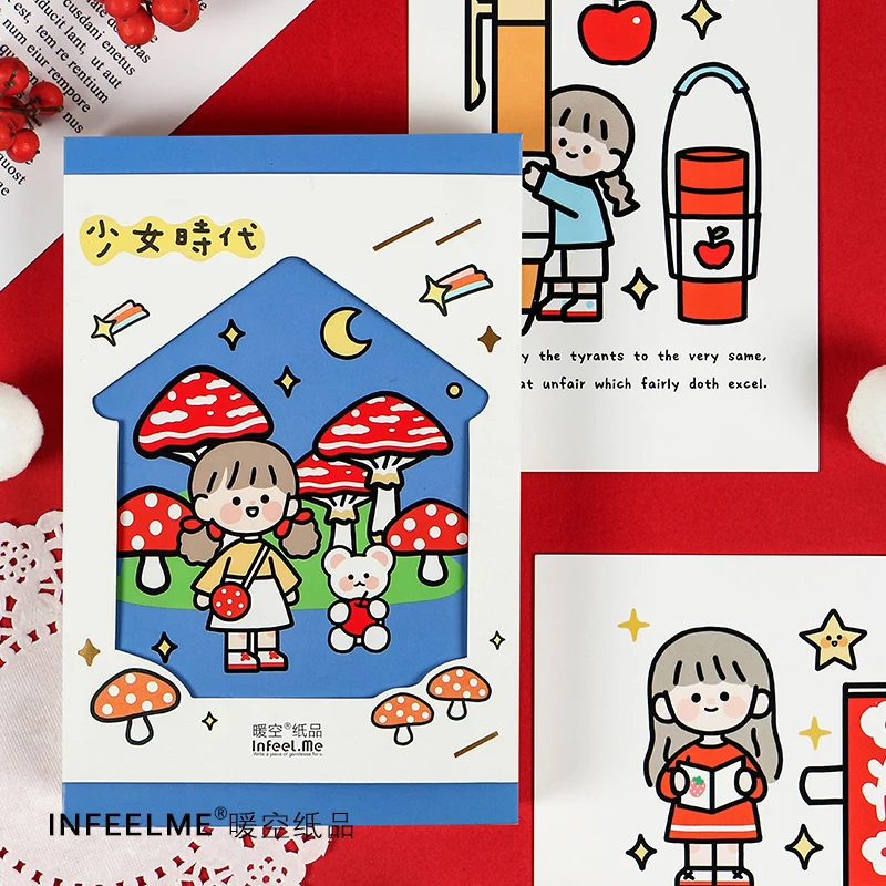 Infeel.me Girlhood postcard Bookmark greeting card Letter paper 1 lot = 1 pack = 30 pcs
Infeel.me Girlhood postcard Bookmark greeting card Letter paper 1 lot = 1 pack = 30 pcs