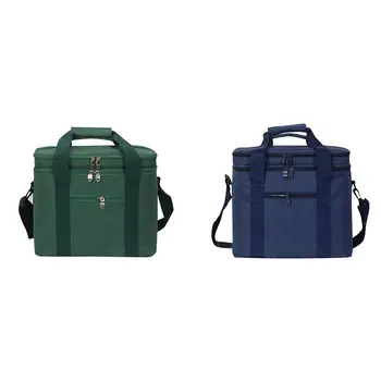 Lunch Bag Large Double Layer Waterproof Aluminum Alloy Cooler Insulated Thermal Zipper Picnic Box Ice Bag Container Handbags
Lunch Bag Large Double Layer Waterproof Aluminum Alloy Cooler Insulated Thermal Zipper Picnic Box Ice Bag Container Handbags