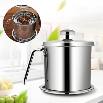 2020 Stainless Steel Kitchen Cooking Oil Filter Pot Soup Grease Strainer Separator Kitchen Tools Herb Spice Tools Oil Filter Pot
2020 Stainless Steel Kitchen Cooking Oil Filter Pot Soup Grease Strainer Separator Kitchen Tools Herb Spice Tools Oil Filter Pot